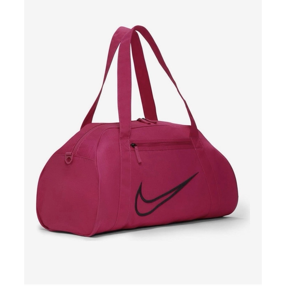 Nike Gym Club 2.0 Duffel Bag Fireberry Pink Black Gym Travel Weekender Tote